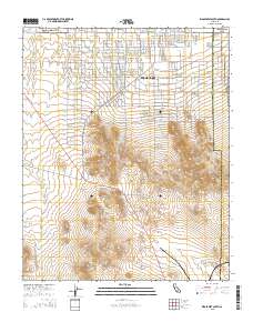 Ridgecrest South 2015 topographic map thumbnail