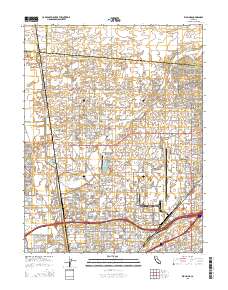 Rio Linda 2015 topographic map thumbnail
