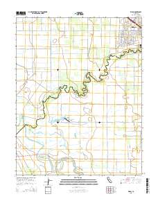 Ripon 2015 topographic map thumbnail