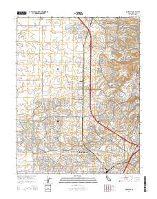 Roseville 2015 topographic map thumbnail
