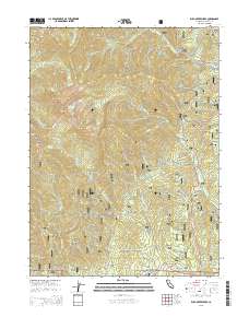 Rush Creek Lakes 2015 topographic map thumbnail