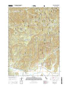 Russell Peak 2015 topographic map thumbnail