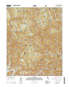 Sacate Ridge 2015 topographic map thumbnail