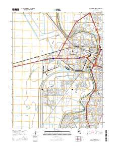 Sacramento West 2015 topographic map thumbnail