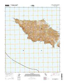 Santa Catalina West 2015 topographic map thumbnail