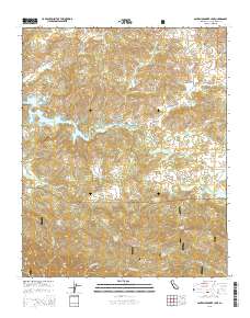 Santa Margarita Lake 2015 topographic map thumbnail