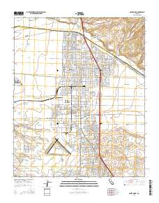Santa Maria 2015 topographic map thumbnail