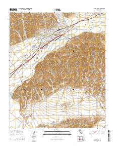 Santa Paula 2015 topographic map thumbnail