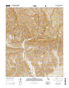 Santa Paula Peak 2015 topographic map thumbnail