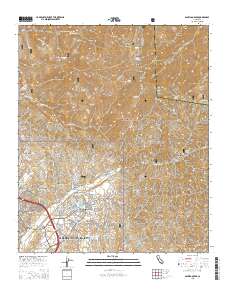Santiago Peak 2015 topographic map thumbnail
