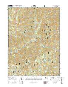 Sawyers Bar 2015 topographic map thumbnail