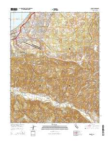 Seaside 2015 topographic map thumbnail