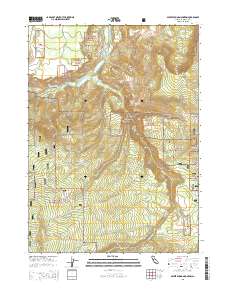 Secret Spring Mountain 2015 topographic map thumbnail