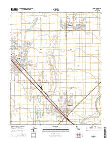 Selma 2015 topographic map thumbnail