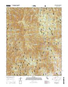 Sentinel Peak 2015 topographic map thumbnail