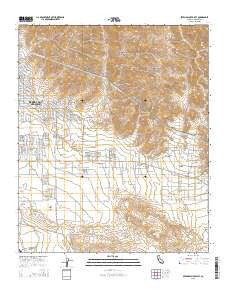 Seven Palms Valley 2015 topographic map thumbnail