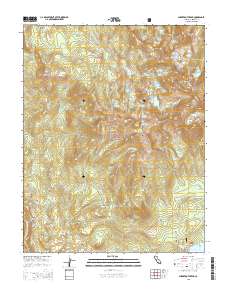 Sharktooth Peak 2015 topographic map thumbnail