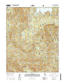 Shaver Lake 2015 topographic map thumbnail
