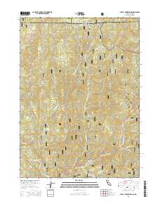 Shelly Creek Ridge 2015 topographic map thumbnail