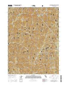 Shoeinhorse Mountain 2015 topographic map thumbnail