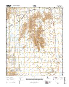 Shoshone 2015 topographic map thumbnail