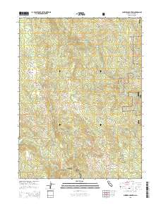 Showers Mountain 2015 topographic map thumbnail