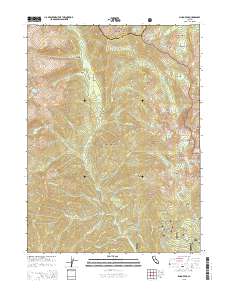 Siligo Peak 2015 topographic map thumbnail