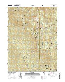 Sims Mountain 2015 topographic map thumbnail