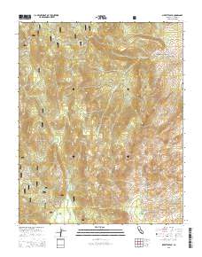Sirretta Peak 2015 topographic map thumbnail