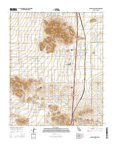 Soledad Mountain 2015 topographic map thumbnail