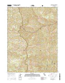 Solomon Peak 2015 topographic map thumbnail