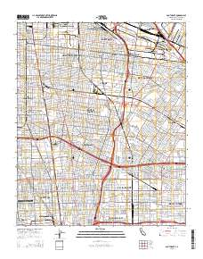 South Gate 2015 topographic map thumbnail