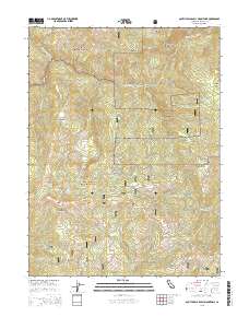South Yolla Bolly Mountains 2015 topographic map thumbnail
