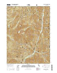 Tangle Blue Lake 2015 topographic map thumbnail