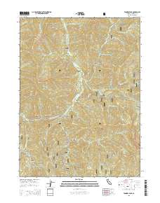 Tanners Peak 2015 topographic map thumbnail