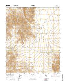 Tecopa Pass 2015 topographic map thumbnail