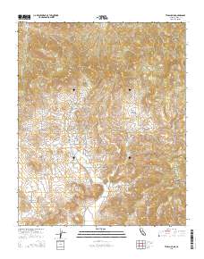 Tehachapi NE 2015 topographic map thumbnail