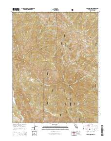 Thatcher Ridge 2015 topographic map thumbnail