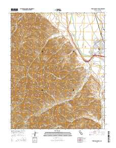 Thompson Canyon 2015 topographic map thumbnail