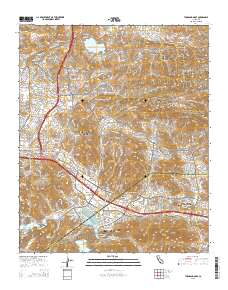 Thousand Oaks 2015 topographic map thumbnail