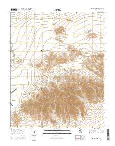 Tiefort Mountains 2015 topographic map thumbnail