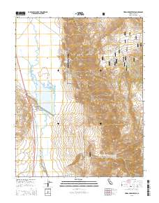 Tinemaha Reservoir 2015 topographic map thumbnail