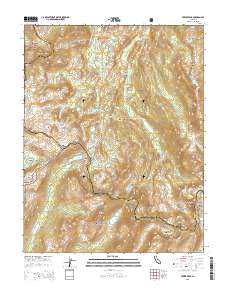 Tower Peak 2015 topographic map thumbnail