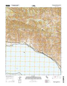 Tranquillon Mountain 2015 topographic map thumbnail