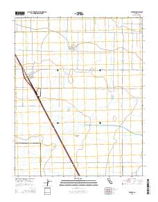 Traver 2015 topographic map thumbnail