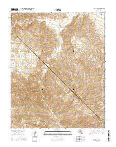Tumey Hills 2015 topographic map thumbnail
