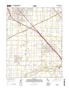 Turlock 2015 topographic map thumbnail