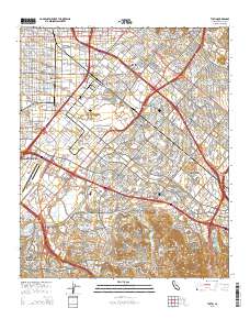 Tustin 2015 topographic map thumbnail