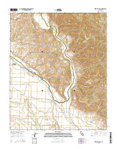 Twitchell Dam 2015 topographic map thumbnail