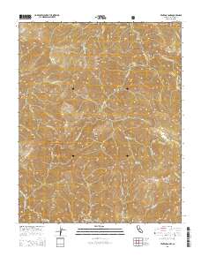 Ventana Cones 2015 topographic map thumbnail